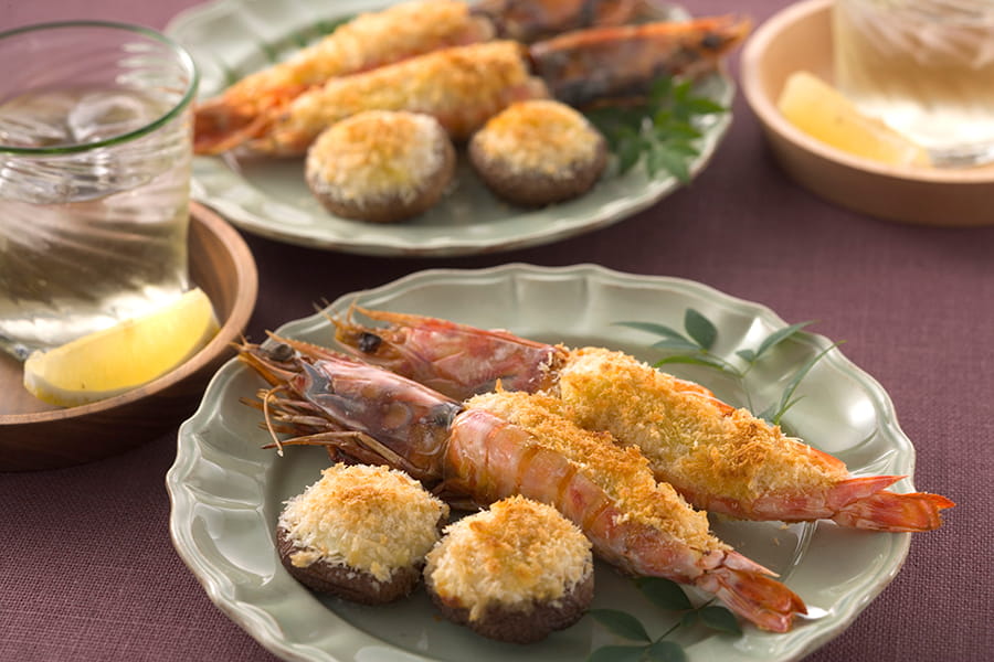えびのブルサンチーズ焼き